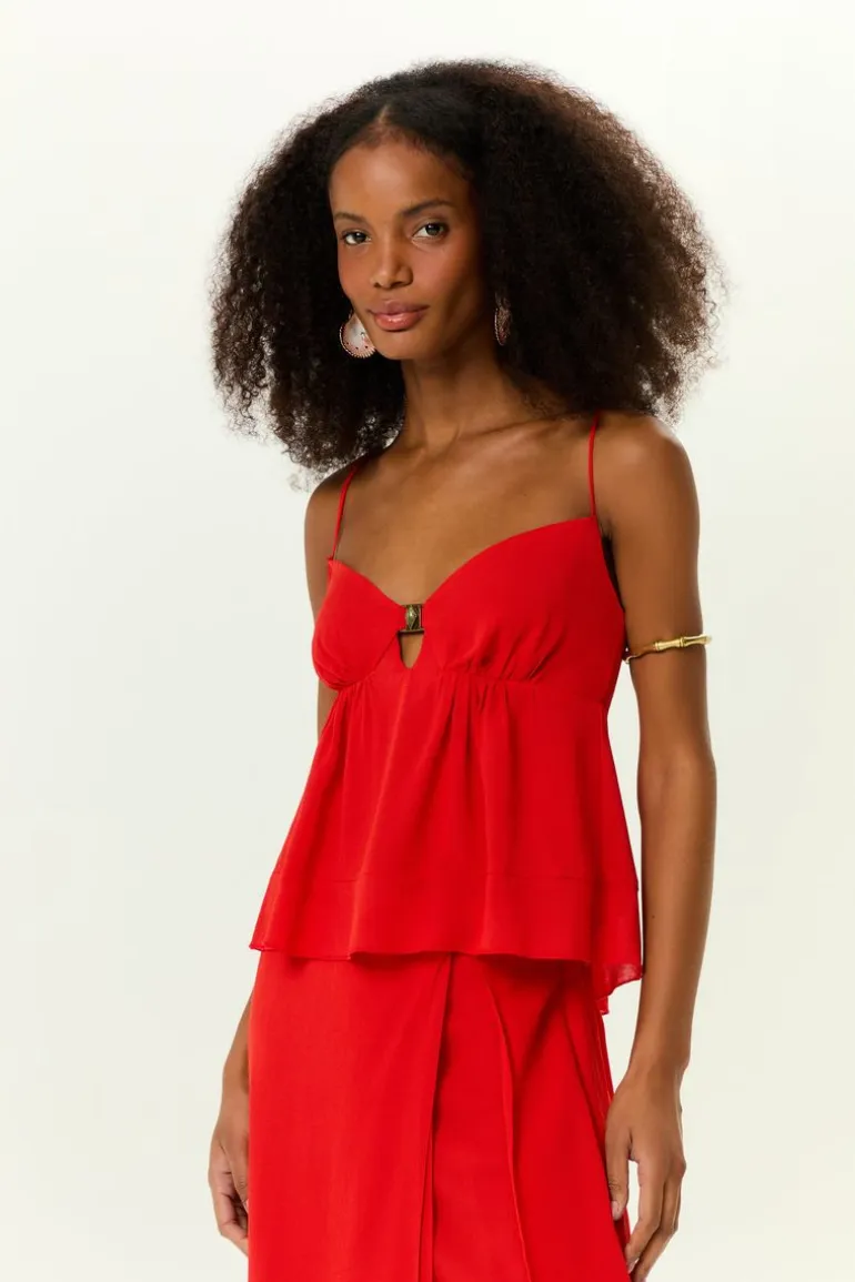 Blusa Alca Ggt Busto Metal