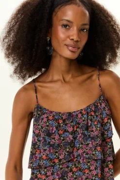 Blusa Babados Estampa Liza