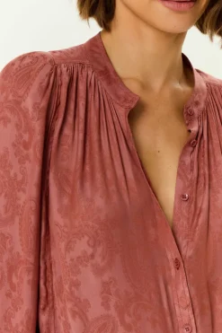 Blusa Manga Jacquard Cachemiere