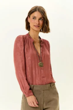 Blusa Manga Jacquard Cachemiere