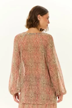 Blusa Manga Longa Ggt Estampa Solar