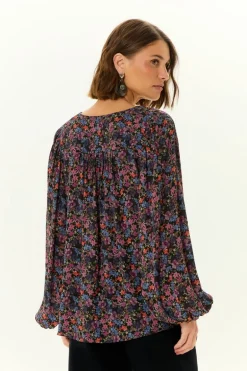 Blusa Manga Longa Ggt Estampa Liza
