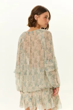 Blusa Manga Longa Ggt Estampa Melissa