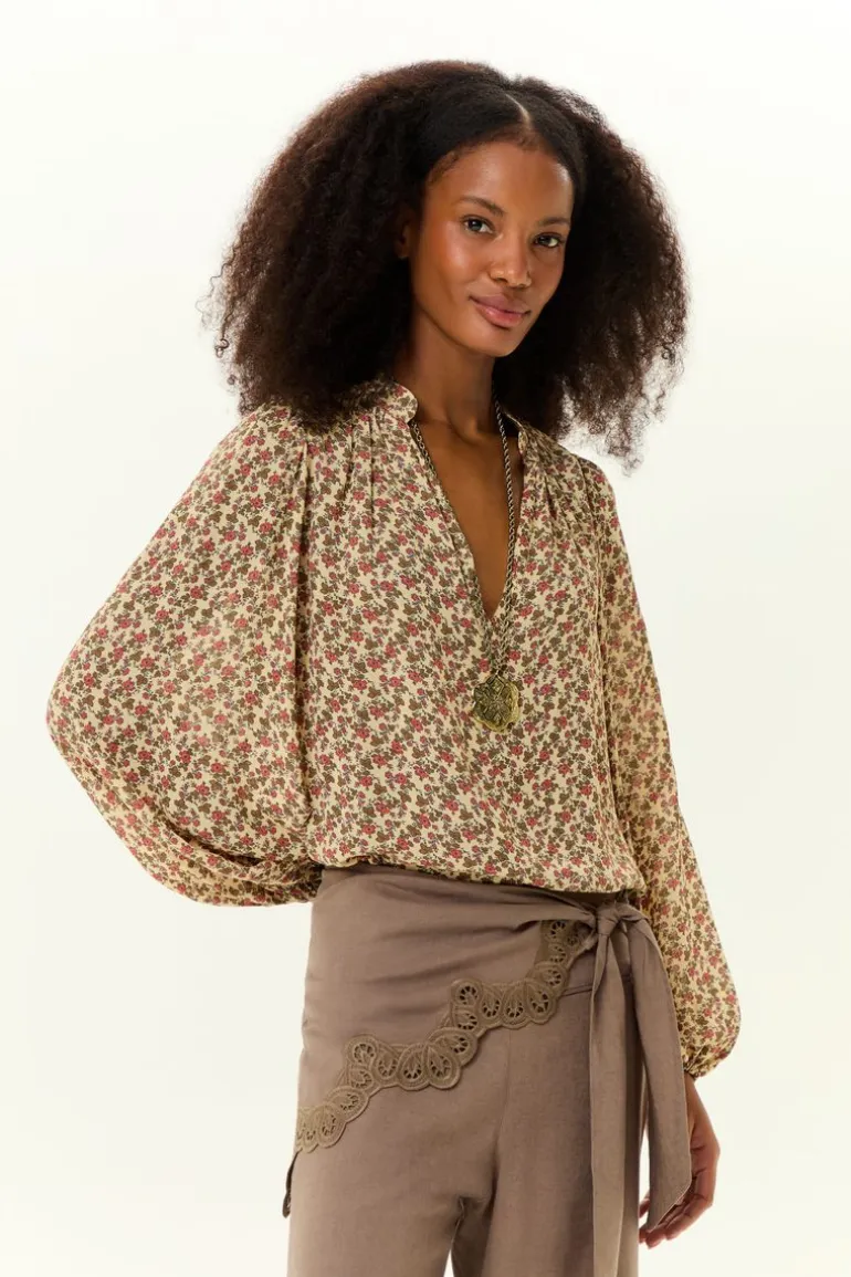 Blusa Manga Longa Ggt Estampa Ticy