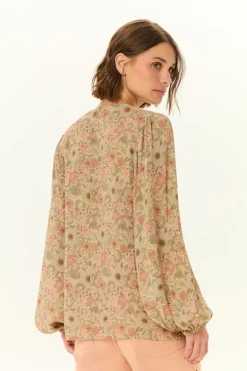 Blusa Manga Longa Ggt Estampa Horto