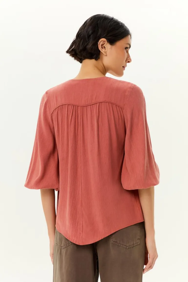 Blusa Pala Franzido