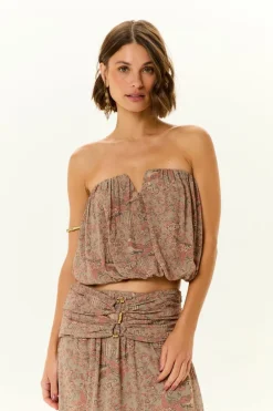 Blusa Sem Alca Ggt Estampa Condor