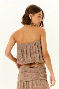 Blusa Sem Alca Ggt Estampa Condor