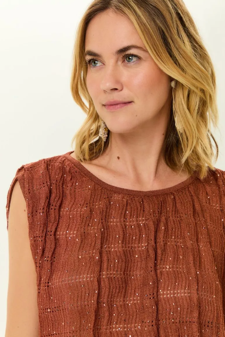 Blusa Tricot Franzidos