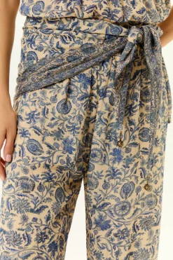 Calça Balone Estampa Céu