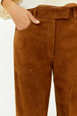 Calça Couro Chamois
