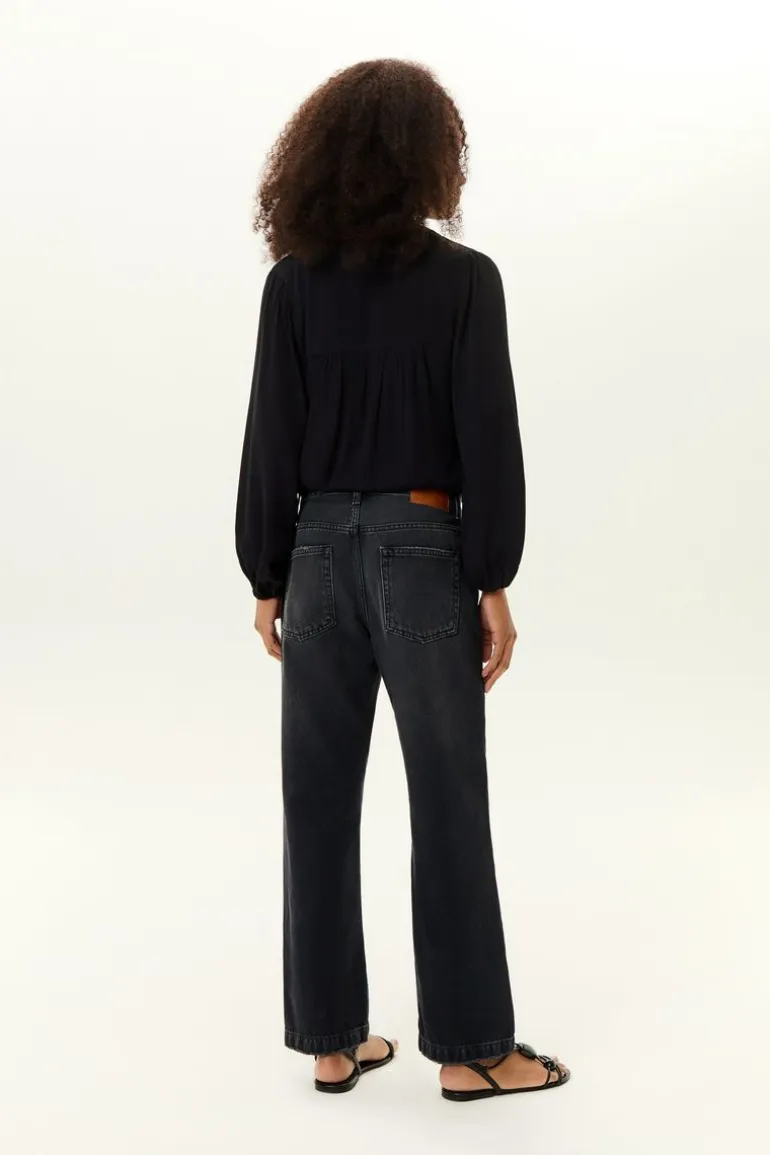 Calça Jeans Black Relaxed Rasgos