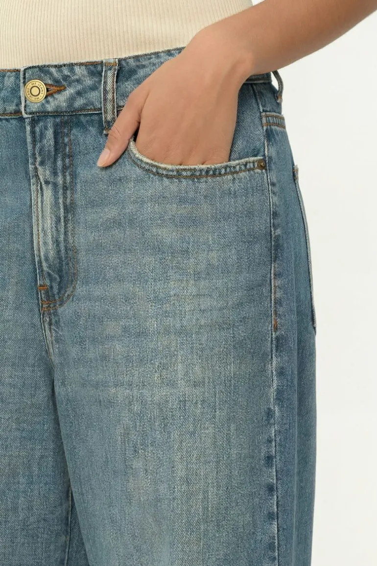 Calça Jeans Boyfriend Com Used