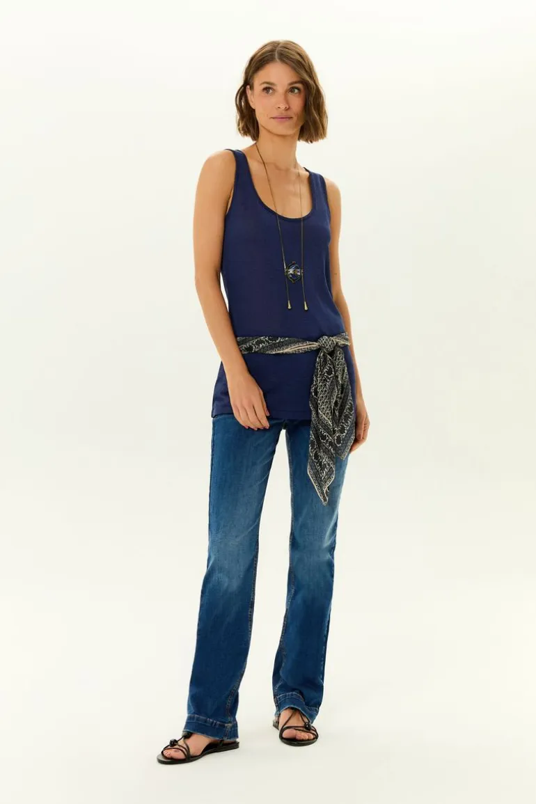 Calça Jeans Reta Used