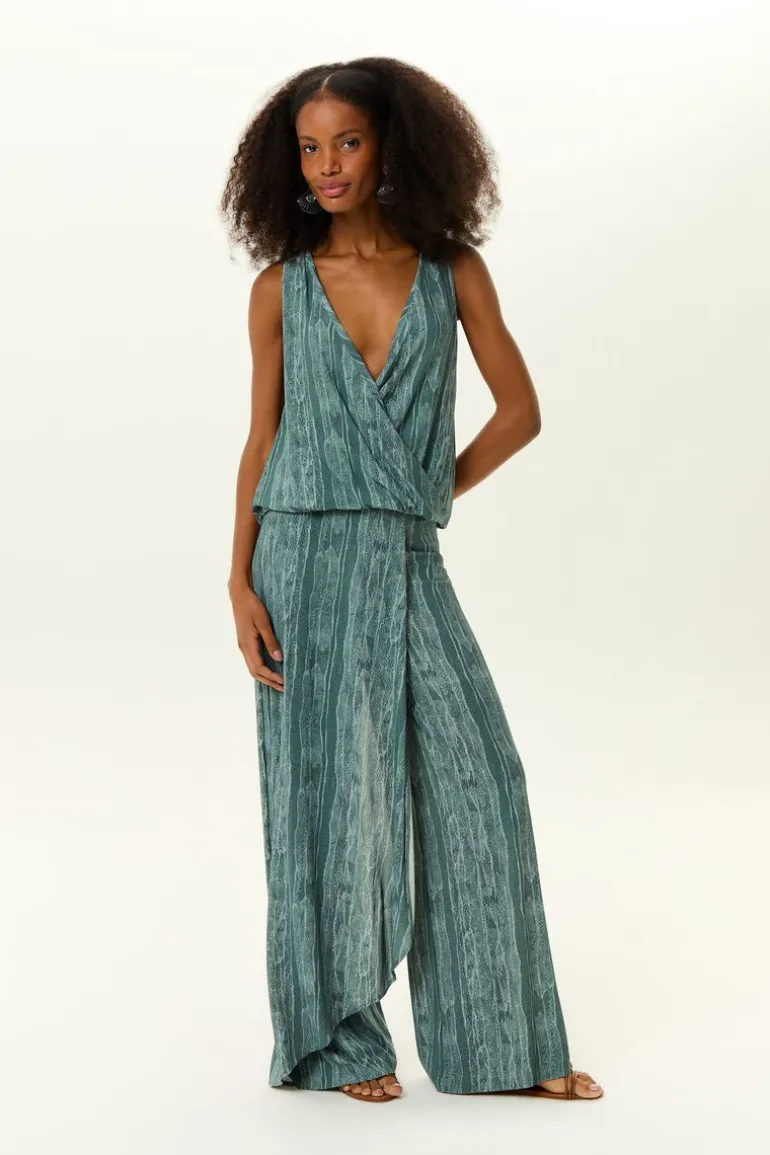 Calça Pantalona Transpasse