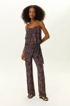 Calça Reta Ggt Estampa Liza