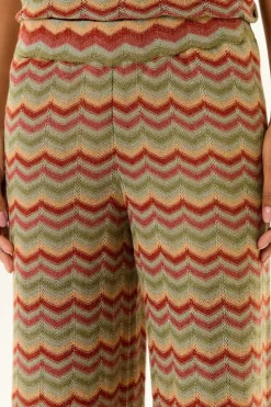 Calça Tricot Chevron Lurex
