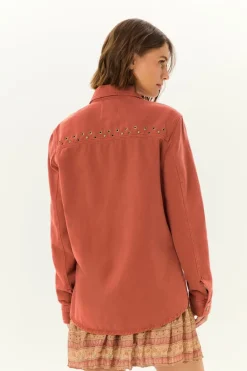 Camisa Sarja Stone Mix Metais