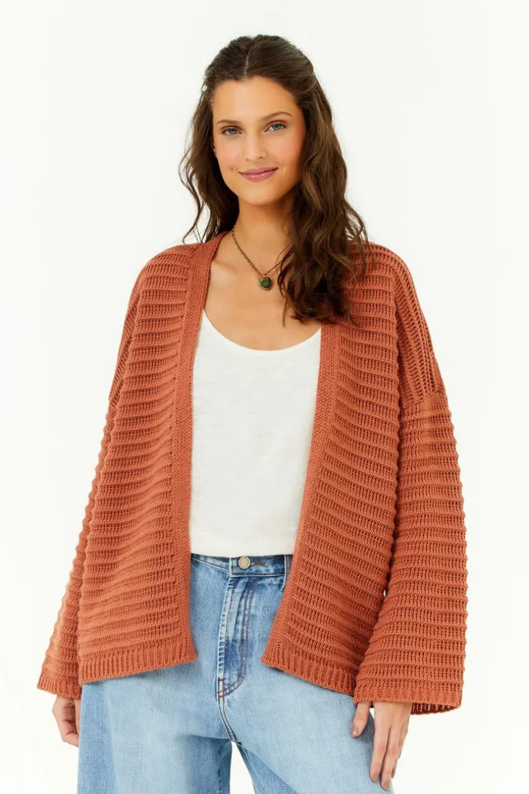 Cardigan Tricot Amplo