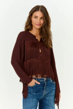 Cardigan Tricot Franjas