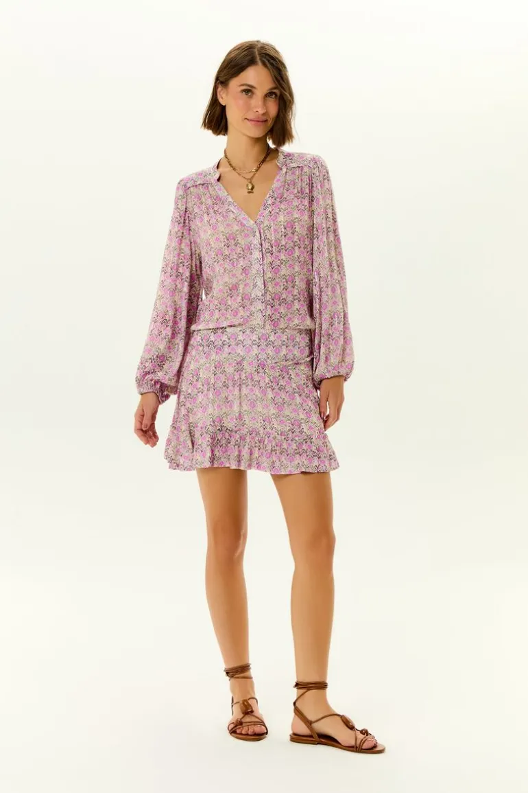 Saia Estampa Ikat