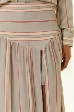 Saia Midi Ggt Camadas Estampa Zim
