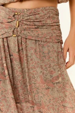 Saia Midi Ggt Estampa Condor