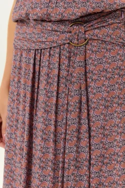 Saia Midi Ggt Estampa Tuk