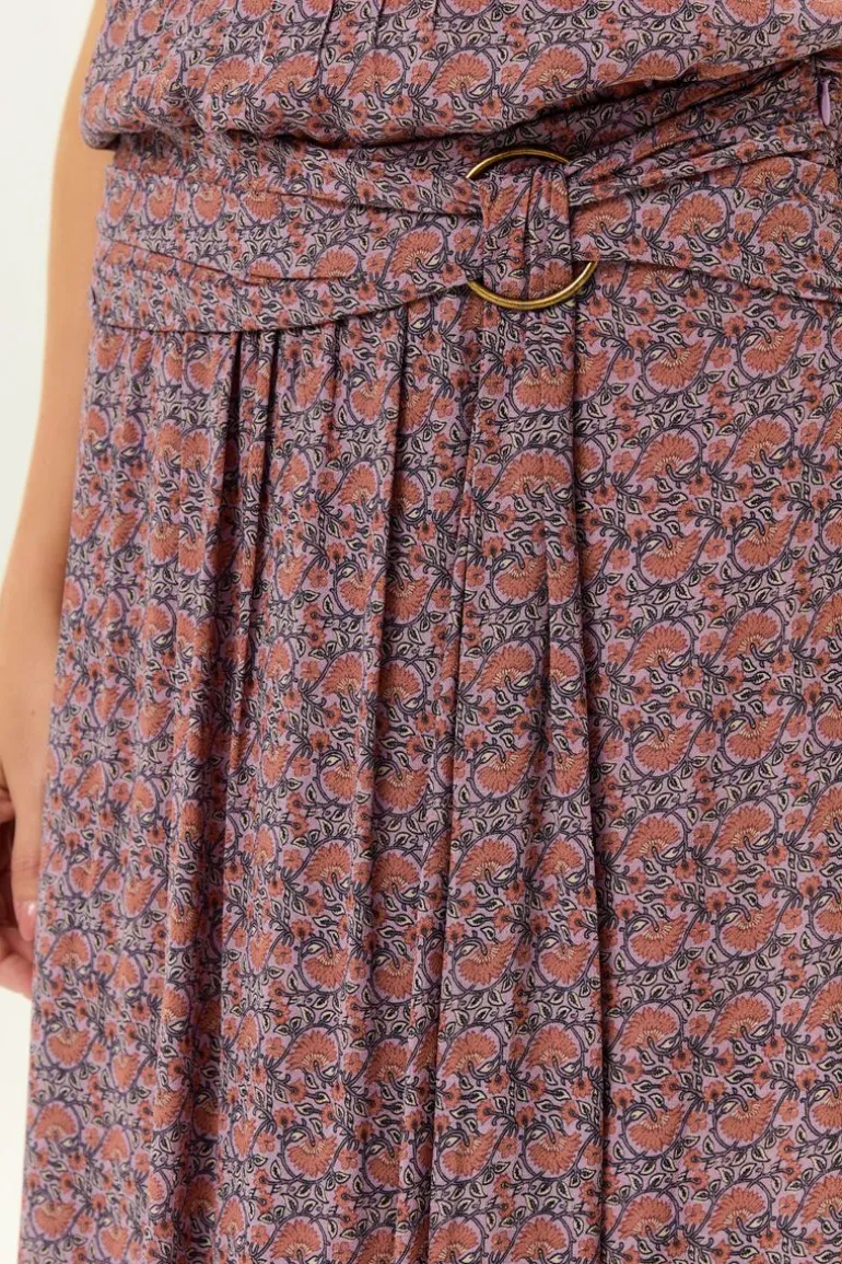 Saia Midi Ggt Estampa Tuk
