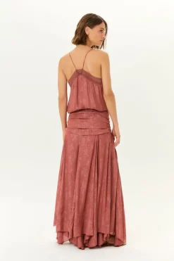 Saia Midi Jacquard Cachemiere
