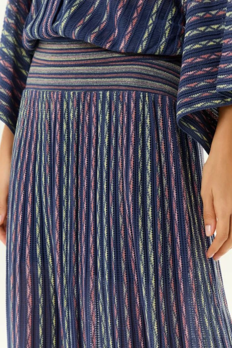 Saia Tricot Pala Ponto Quadrado