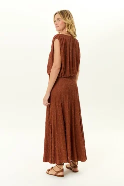 Saia Tricot Ponto Listras