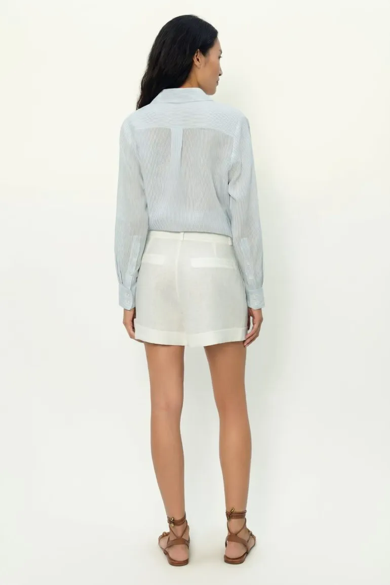 Short Alfaiataria Prega