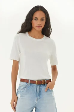 T-Shirt Tricot Decote Careca