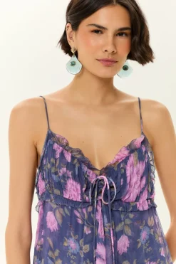 Vestido Assimetrico Ggt Estampa Tish