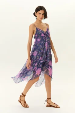 Vestido Assimetrico Ggt Estampa Tish