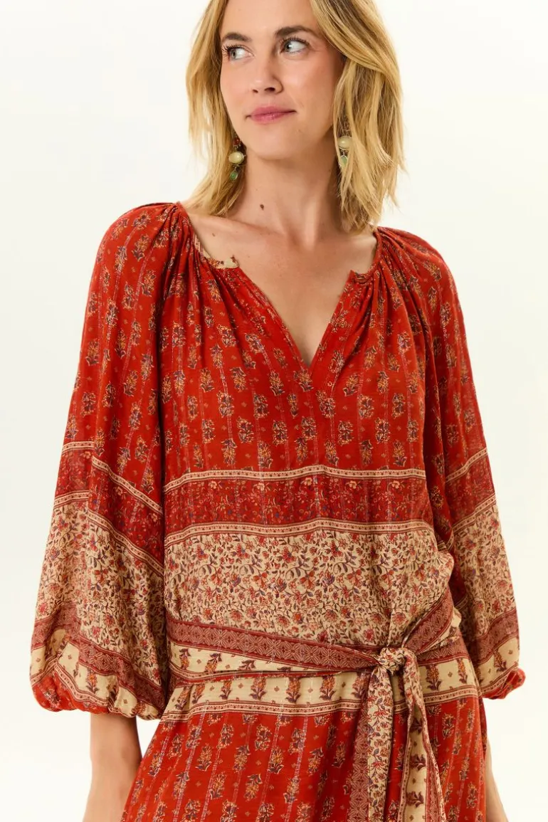 Vestido Chemise Estampa Chilli