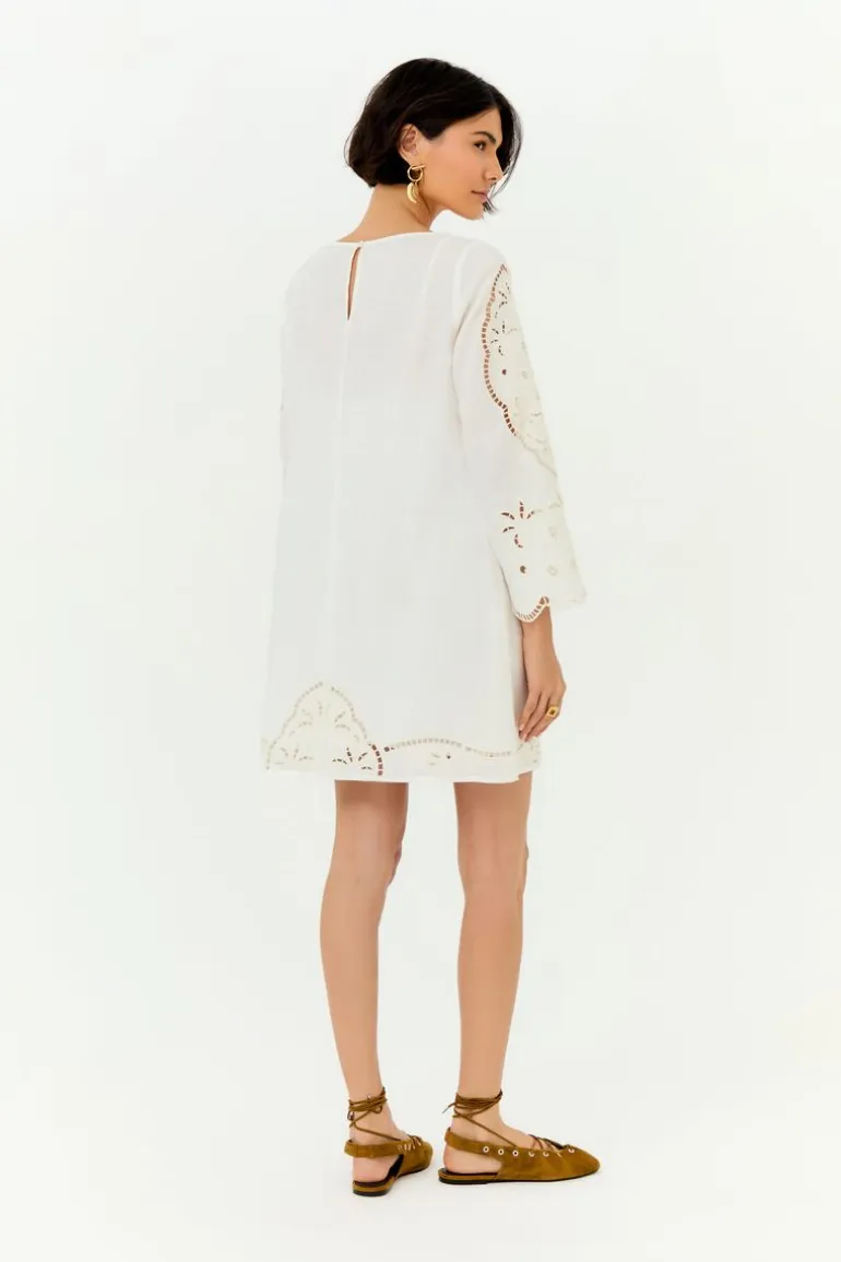 Vestido Curto Bordado Ivy