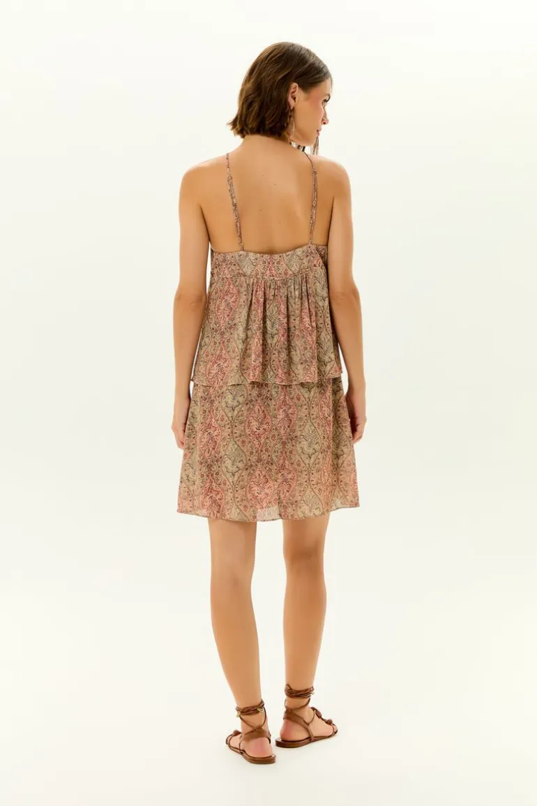 Vestido Curto Ggt Estampa Solar