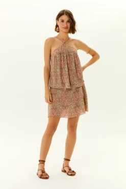 Vestido Curto Ggt Estampa Solar