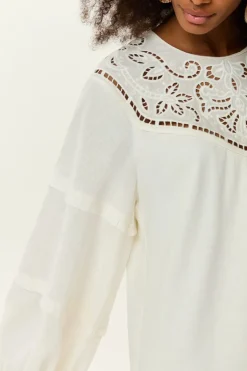 Vestido Curto Pala Bordado Ivy