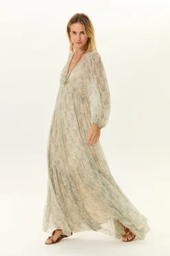 Vestido Longo Ggt Estampa Melissa