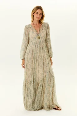 Vestido Longo Ggt Estampa Melissa