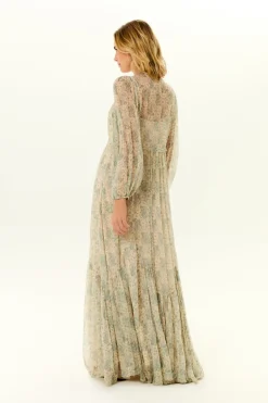 Vestido Longo Ggt Estampa Melissa