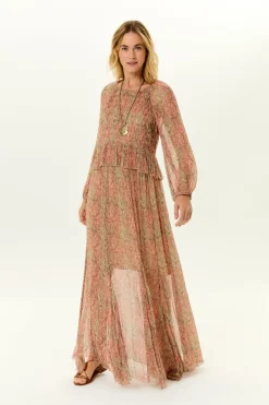 Vestido Longo Ggt Estampa Solar