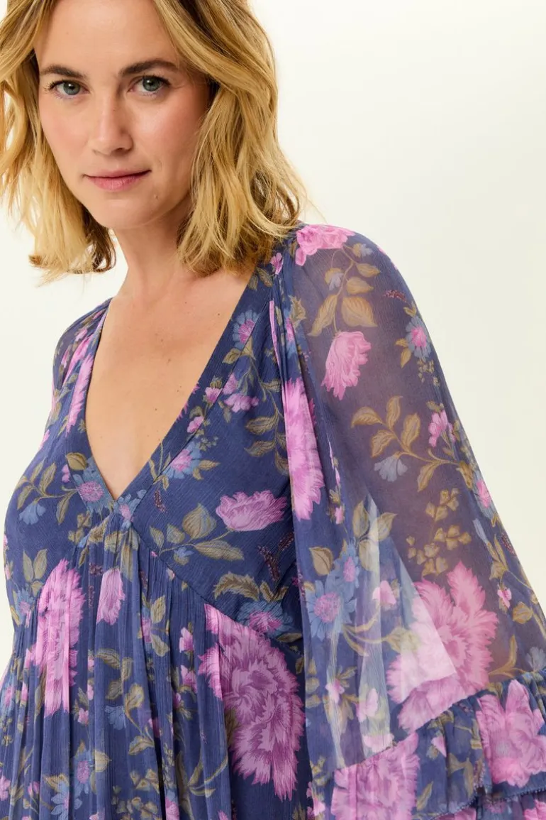 Vestido Longo Ggt Estampa Tish