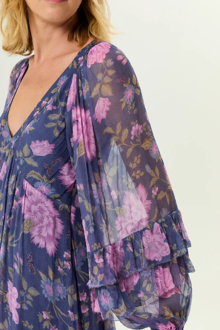 Vestido Longo Ggt Estampa Tish