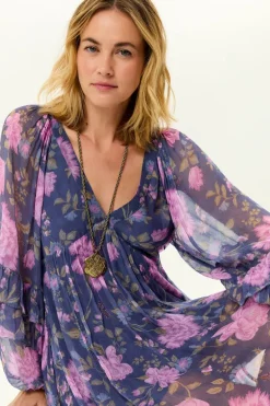 Vestido Longo Ggt Estampa Tish