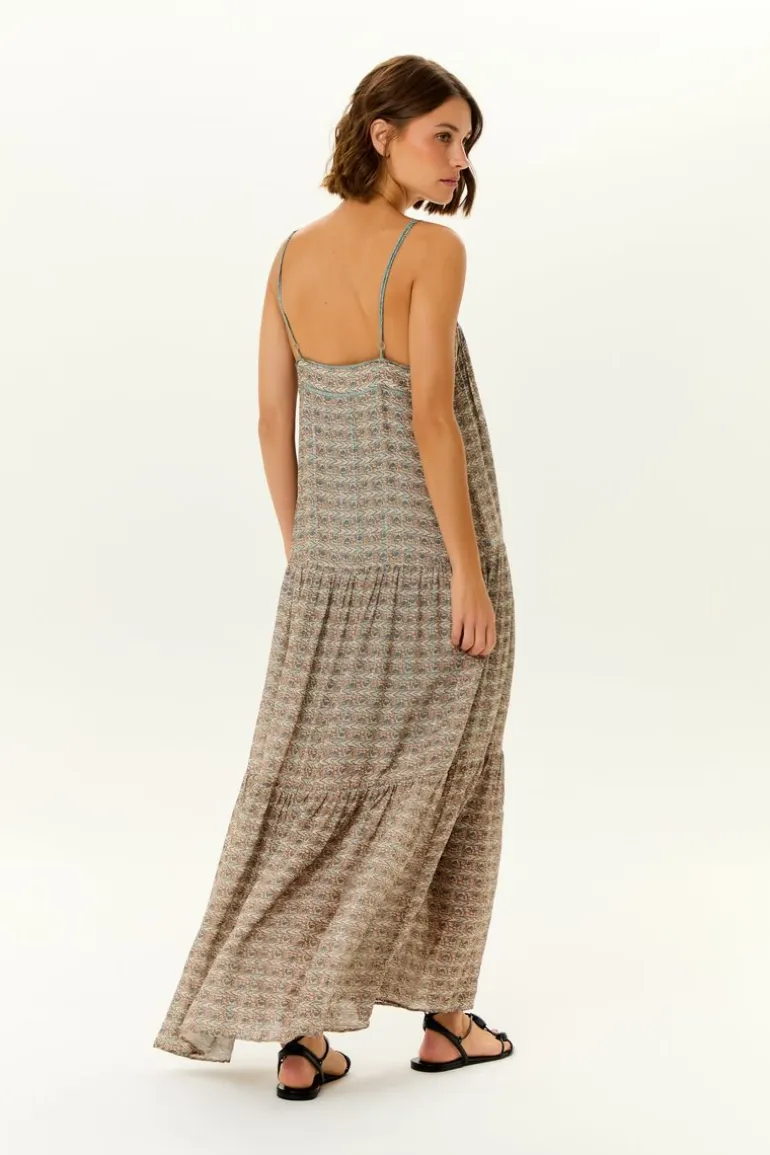 Vestido Midi Alca Estampa Eve b