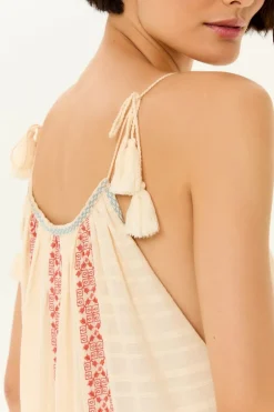 Vestido Midi Bordado Ulla